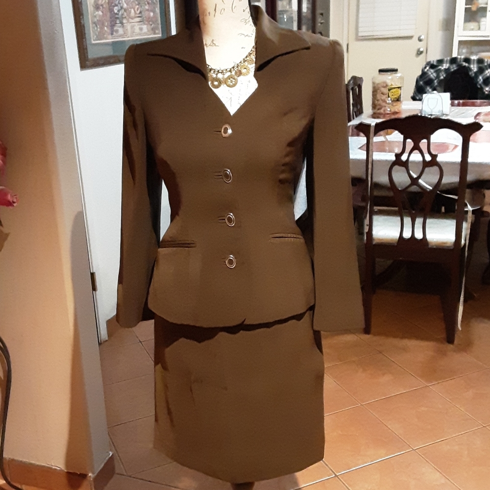 Vintage Michael París New York Brown Metalic Set